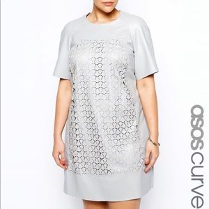 Asos Curve Leather Dress